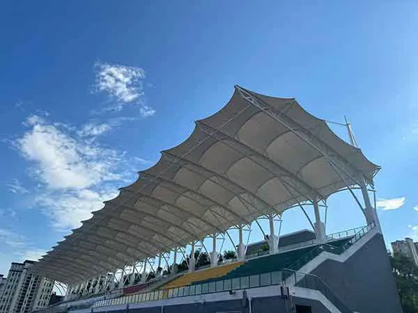 登封市膜结构体育看台案例