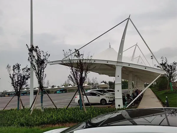 太原停车场钢结构车棚项目