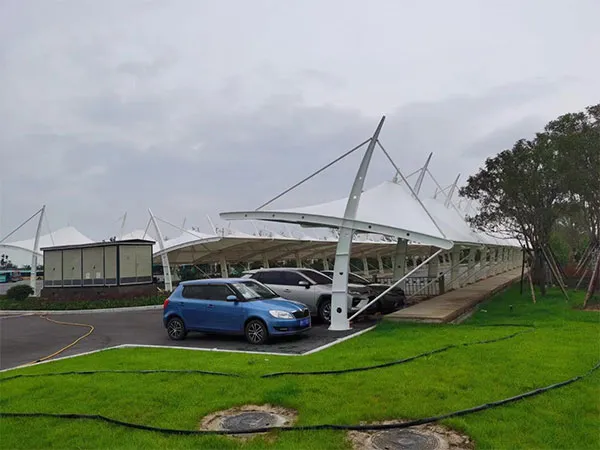 膜结构汽车棚
