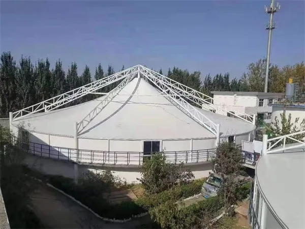污水池膜结构棚罩
