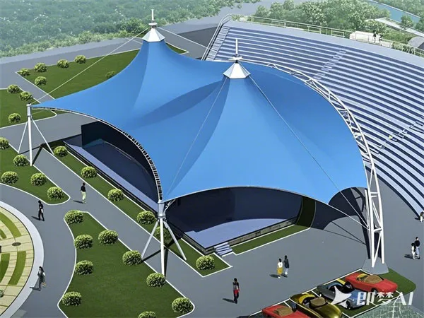 膜结构遮阳棚是什么？有什么功能点呢？炎炎夏日中的神器