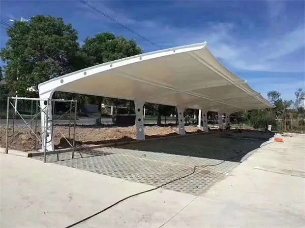 膜结构车棚的安装方法及安装注意事项