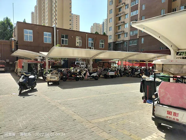 膜结构停车棚的基础施工标准与注意事项